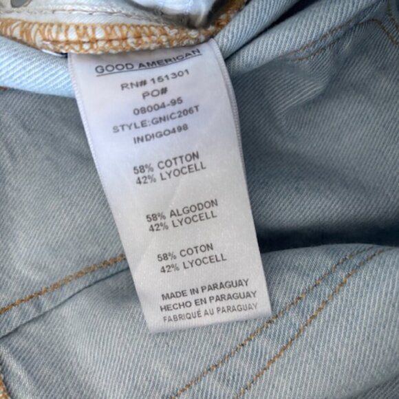 GOOD AMERICAN Good 90s jeans size 0 - Picture 10 of 10